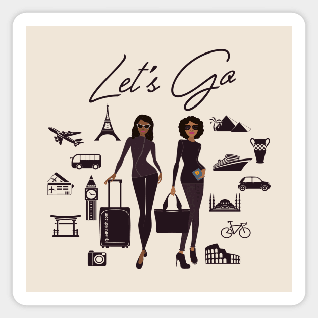 Let's Go, Girl. Sticker by quelparish